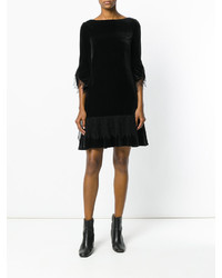 Черное кружевное платье от Talbot Runhof