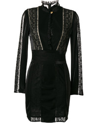 Черное кружевное платье от PIERRE BALMAIN
