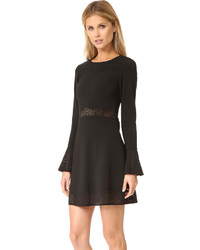 Черное кружевное платье от Parker