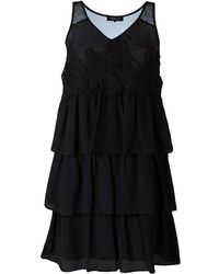 Черное кружевное платье от Twin-Set