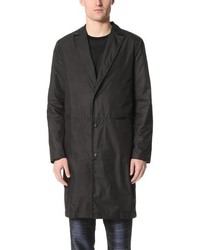 Черное легкое пальто