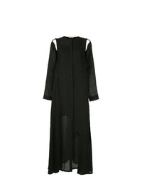 Черное льняное платье-макси от Nehera