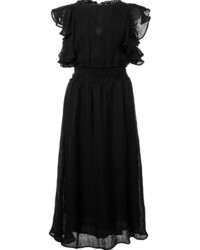 Черное льняное платье от Apiece Apart