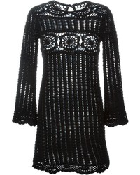 Черное льняное платье от Etoile Isabel Marant