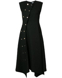 Черное льняное платье от Loewe