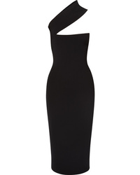 Черное облегающее платье с вырезом от SOLACE London