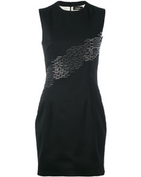 Черное облегающее платье с пайетками от Dsquared2