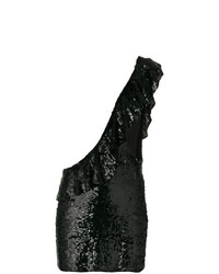 Черное облегающее платье с пайетками от Filles a papa