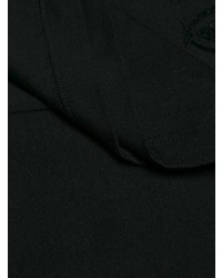 Черное облегающее платье с принтом от Versace Jeans