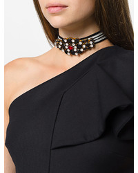 Черное ожерелье-чокер от Sonia Rykiel