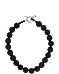 Черное ожерелье-чокер от Sophie Buhai