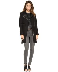 Женское черное пальто букле от BB Dakota