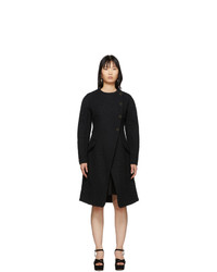 Женское черное пальто букле от Proenza Schouler