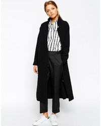 Женское черное пальто дастер от Asos