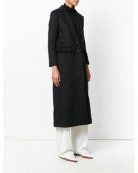 Женское черное пальто дастер от Isabel Marant