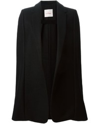 Черное пальто-накидка от A.F.Vandevorst