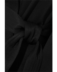 Черное пальто-накидка от Chalayan