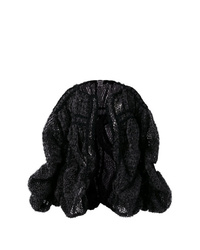 Черное пальто-накидка от Comme Des Garçons Noir Kei Ninomiya