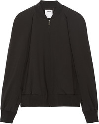 Черное пальто-накидка от DKNY