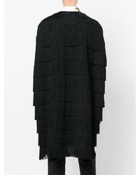 Черное пальто-накидка от Stella McCartney