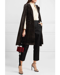 Черное пальто-накидка от Blazé Milano