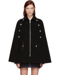 Черное пальто-накидка от See by Chloe
