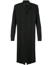 Женское черное пальто с принтом от Nude