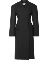 Женское черное пальто от A.W.A.K.E.