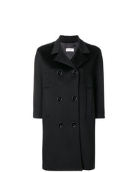 Женское черное пальто от Alberto Biani
