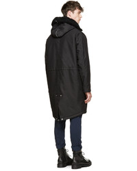 Мужское черное пальто от McQ