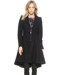 Женское черное пальто от Alice + Olivia