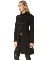 Женское черное пальто от Rachel Zoe