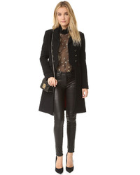 Женское черное пальто от Rachel Zoe