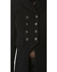 Женское черное пальто от Rachel Zoe