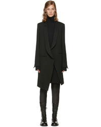 Женское черное пальто от Ann Demeulemeester