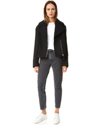 Женское черное пальто от Acne Studios