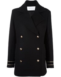 Женское черное пальто от Ash