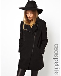 Женское черное пальто от Asos Petite