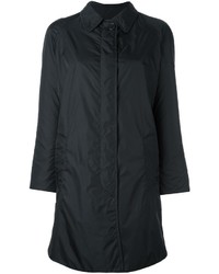 Женское черное пальто от Aspesi
