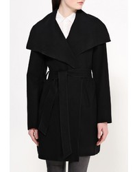 Женское черное пальто от Aurora Firenze