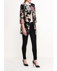 Женское черное пальто от Aurora Firenze