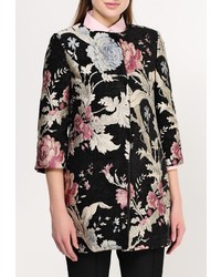 Женское черное пальто от Aurora Firenze