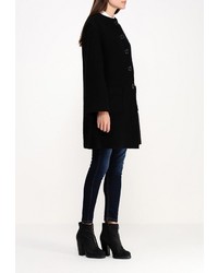 Женское черное пальто от Aurora Firenze