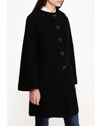 Женское черное пальто от Aurora Firenze