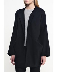 Женское черное пальто от Aurora Firenze