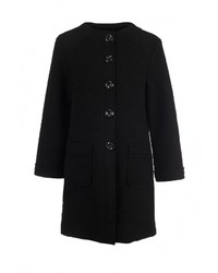 Женское черное пальто от Aurora Firenze