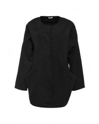 Женское черное пальто от Aurora Firenze