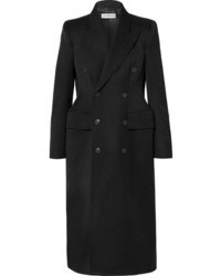 Женское черное пальто от Balenciaga