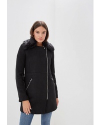 Женское черное пальто от Befree