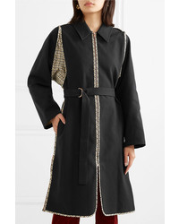 Женское черное пальто от See by Chloe